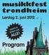 Lørdag 2. juni 2012. Program