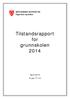 Tilstandsrapport for grunnskolen 2014