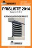 PRISLISTE 2014 Gyldig fra 01.08.14