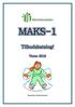 MAKS-1. Tilbudskatalog! Vinter 2016. Marienlyst Aktivitetsskole