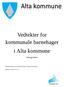 Vedtekter for kommunale barnehager i Alta kommune