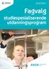 Fagvalg studiespesialiserende utdanningsprogram