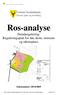 Fosnes kommune. Fosnes plan og utvikling. Ros-analyse. Detaljregulering: Reguleringsplan for Jøa skole, museum og idrettsplass. Saksnummer: 2014/4069