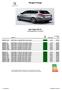 Peugeot'Norge. Nye Peugeot 308 SW Prisliste gjeldende fra 01.02.2015 ' ' ' Veil.utsalgspris. Personbil