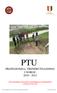 PTU PROFESJONELL TRENERUTDANNING I NORGE 2010-2012. PTU, studieplan 2010 2012, lærerveiledning med timetall