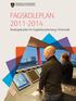 FAGSKOLEPLAN 2011-2014. Strategisk plan for fagskoleutdanning i Finnmark