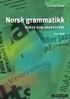 Å se verden med nye verbformer: Kategorier i grammatikken og i virkeligheten