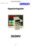 Omron Electronics Norway AS. Kat. 3G3MV-MAN v1.0 <04.05> PNSPO! Oppstartsguide 3G3MV. Side 1