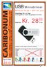 Kr. 28 50 CARIBONUM. USB Minnebrikker. April/Mai. Minimum 50 stk.=1000 stk. pris