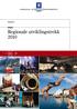 Rapport. regionale utviklingstrekk 2010