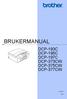 BRUKERMANUAL DCP-193C DCP-195C DCP-197C DCP-373CW DCP-375CW DCP-377CW. Version 0 NOR