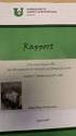 Rapport. Demensomsorgens ABC Utviklingssenter for sykehjem og. hjemmetjenester (USHT) i Hordaland 2011 - April 2015. Demensomsorgens ABC