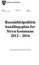 Rusmiddelpolitisk handlingsplan for Stryn kommune 2012-2016