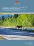 Temaanalyse av trafikkulykker i tilknytning til vilt og andre dyr i perioden 2005-2011