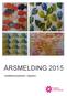 ÅRSMELDING 2015. Husflidskonsulenten i Oppland