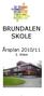 BRUNDALEN SKOLE. Årsplan 2010/11 1. trinn