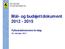 Mål- og budsjettdokument 2012-2015