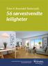 56 sørvestvendte leiligheter