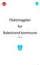 Flyktningplan for Balestrand kommune