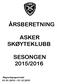 ÅRSBERETNING ASKER SKØYTEKLUBB SESONGEN 2015/2016