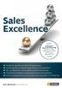 Sales Excellence. Salgskurs med sertifisering. OSLO / Høsten 2015 / www.confex.no/see