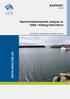 RAPPORT 2015/39. Samfunnsøkonomisk analyse av tiltak i Kiberg fiskerihavn. Karin Ibenholt, Annegrete Bruvoll og Simen Pedersen