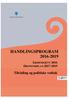 HANDLINGSPROGRAM 2016-2019 ÅRSBUDSJETT 2016 ØKONOMIPLAN 2017-2019. Tilråding og politiske vedtak