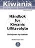 Håndbok for Kiwanis tillitsvalgte