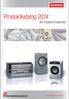 Produktkatalog 2014 for vaskerimaskiner