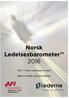 NORSK LEDELSESBAROMETER 2016