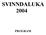 SVINNDALUKA 2004 PROGRAM