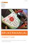 BRUKERMANUAL STIKKESETT GS08. Instruksjonshefte for oppsett og klargjøring av stikkesett, samt innmåling, utsetting, import og eksport. 20.11.