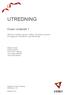 UTREDNING. Fosen vindkraft 1. Status for svartand, storlom, smålom, hønsehauk og hubro før bygging av vindkraftverk og kraftledninger