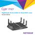 Gjør mer. Nighthawk X6 AC3200 Tri-Band WiFi-ruter. Modell R8000