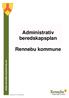 Administrativ beredskapsplan Rennebu kommune