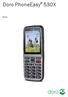 Doro PhoneEasy 530X. Norsk