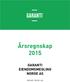 Årsregnskap 2015 GARANTI EIENDOMSMEGLING NORGE AS ORG.NR.: 998 547 148