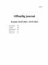 3/8/2011. Offentlig j ournal. Periode: 03-07-2011-03-07-2011. Journalenhet: Alle Avdeling: Alle Saksbehandler: Alle Notater (X): Ja Notater (N): Ja