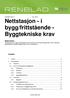 Nettstasjon - i bygg/frittstående - Byggtekniske krav