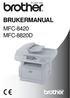 BRUKERMANUAL MFC-8420 MFC-8820D