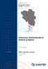 SINTEF A15306 - Åpen RAPPORT. Etablering av delområdemodell for Hedmark og Oppland. Olav Kåre Malmin.  SINTEF Teknologi og samfunn