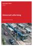 Ruterrapport 2009:9. Versjon Universell utforming. Tilgjengelighetsstrategi