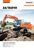 ZAXIS-6 serie HYDRAULISK GRAVEMASKIN