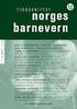 NOU 2009:8 Kompetanseutvikling i barnevernet Hørin suttalelse