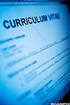 CURRICULUM VITAE Utdannelse Jobberfaring