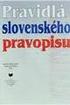 Pravidlá slovenského pravopisu