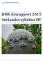 HMS Årsrapport 2015 Sørlandet sykehus HF