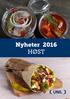 NYHETER HØST 2016 Grønnsakssmoothie m/spinat