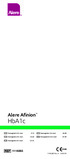 HbA1c. Alere Afinion Rev. A 2015/01. DK Hæmoglobin A1c test GB Hemoglobin A1c test FI Hemoglobiini A1c testi 41-49