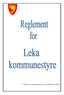 Vedtatt av Leka kommunestyre, sak 25/08 den Leka kommune, 7994 Leka Telefon: Telefaks: